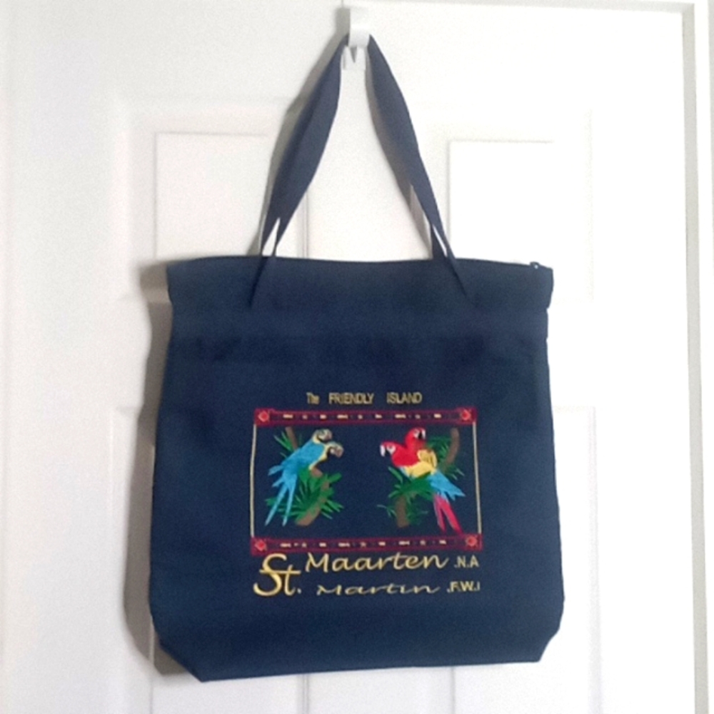 canvas tote bag St. Martin souvenir